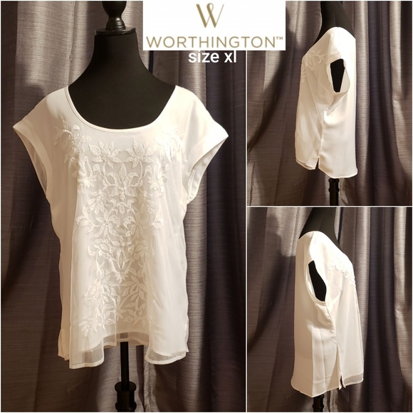 Worthington Tops - NWT!  Worthington Sleeveless Blouse szXL